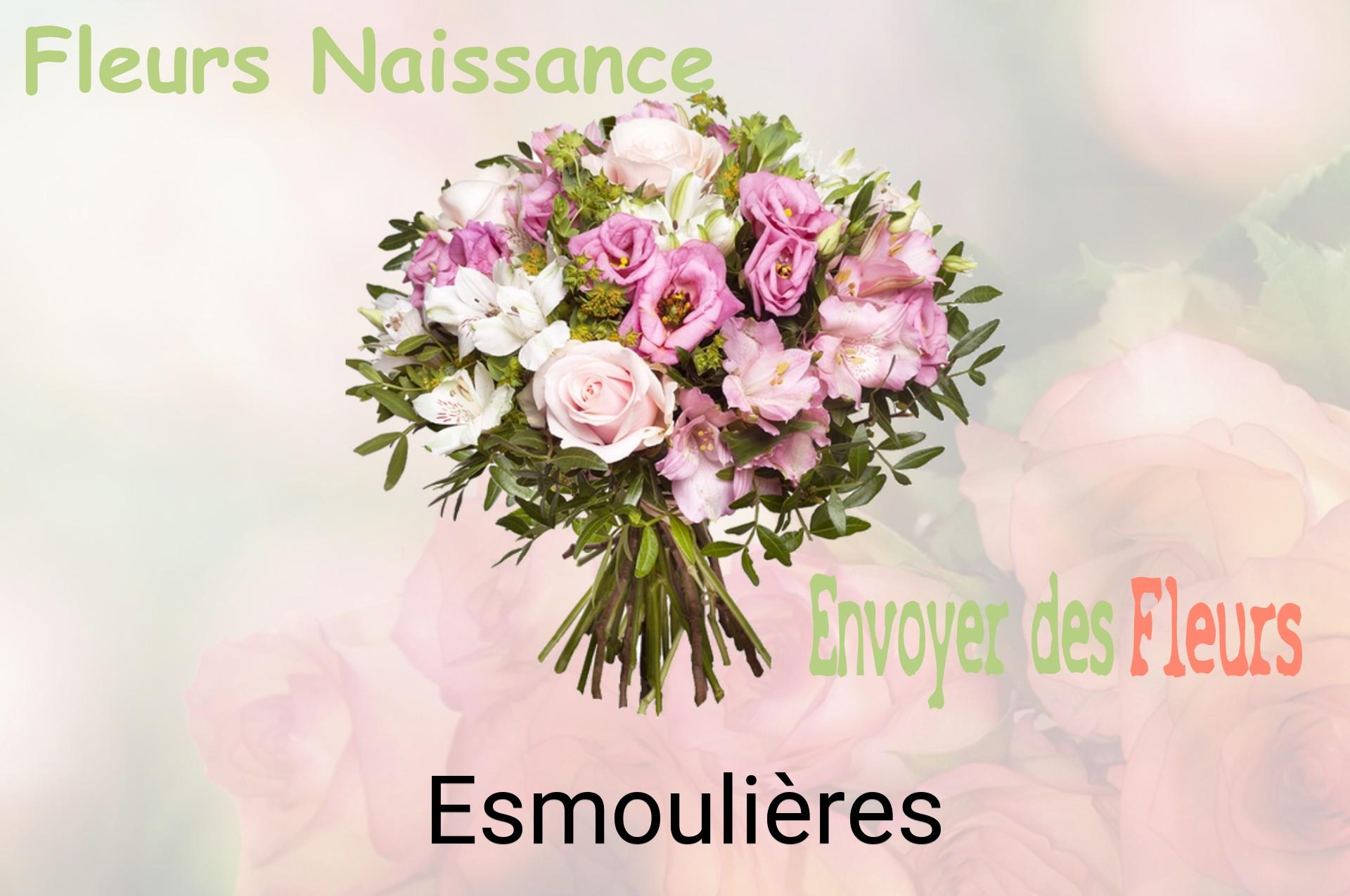 Bouquet de fleurs de naissance livré à Esmoulières
